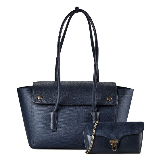 Coccinelle Double Beat Borsa a spalla Vera Pelle 33 cm