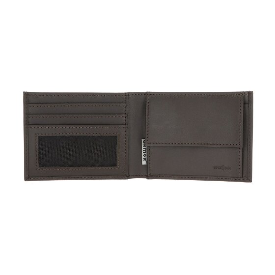 oxmox Leather Portafoglio Protezione RFID Vera Pelle 11 cm