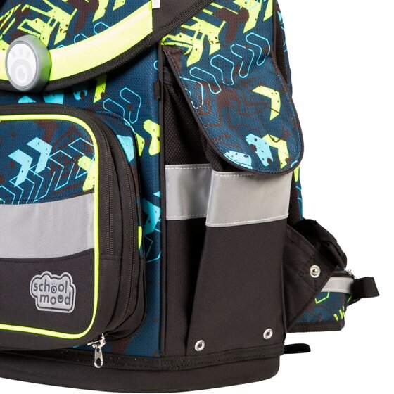 School-Mood Timeless Pro Set di borse per la scuola 7 pezzi