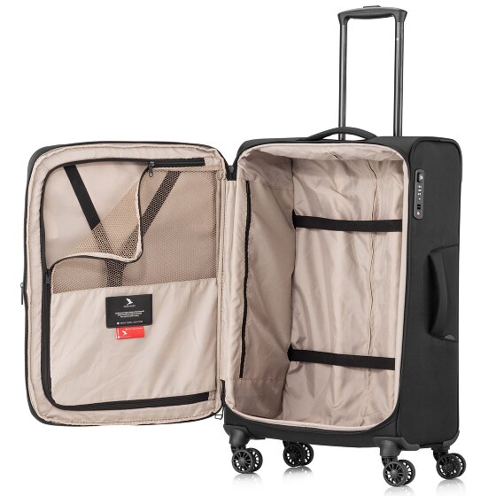 Pack Easy GoOn 4 ruote Carrello M 67 cm con piega di espansione Pack Easy GoOn 4 ruote Carrello M 67 cm con piega di espansione