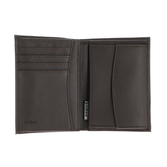 oxmox Leather Portafoglio Protezione RFID Vera Pelle 10 cm