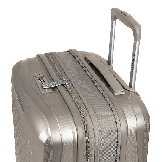 Gabol Queens 4 ruote Set di valigie 4 pezzi con piega di espansione