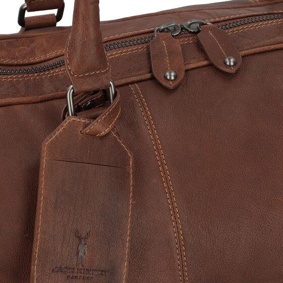Jack Kinsky Porto 4 Borsa da viaggio Weekender Pelle 55 cm