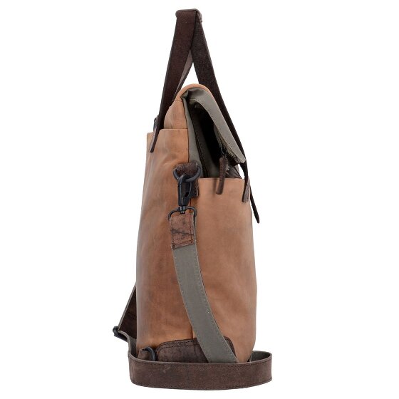 Harold's Twister Cartella con funzione di zaino in pelle 34 cm Scomparto per laptop