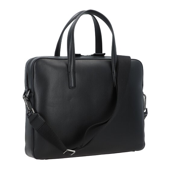 Calvin Klein Iconic Plaque Valigetta 36 cm Scomparto per laptop