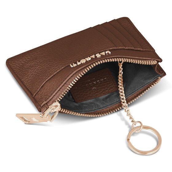 Lazarotti Bologna Portachiavi in pelle 11,5 cm con scomparto per air tag