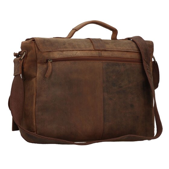 Greenland Nature Montenegro Cartella in pelle 37 cm