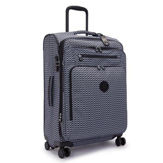 Kipling New Youri Spin M 4 ruote Carrello M 68 cm con piega di espansione