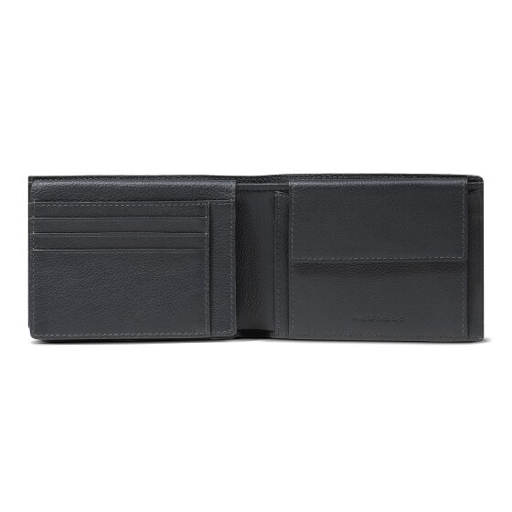 Piquadro Russel Portafoglio Protezione RFID Vera Pelle 13 cm