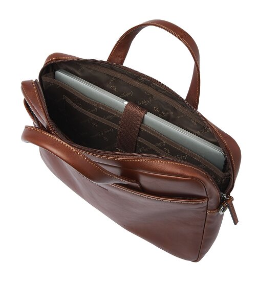 Castelijn & Beerens Valigetta Protezione RFID Pelle 41 cm Scomparto per laptop