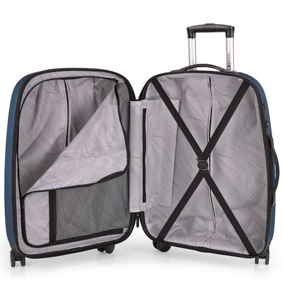 Gabol Paradise XP 4 ruote Carrello M 67 cm con piega di espansione