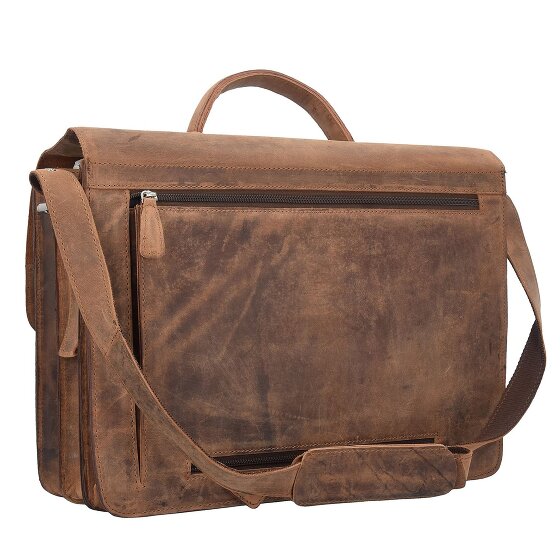 Plevier Retro Newton Valigetta Pelle 41 cm Scomparto per laptop