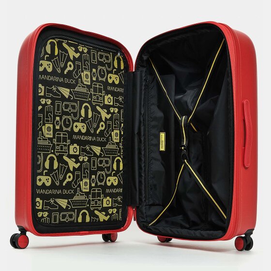 Mandarina Duck Logoduck + 4 ruote Carrello L 75 cm
