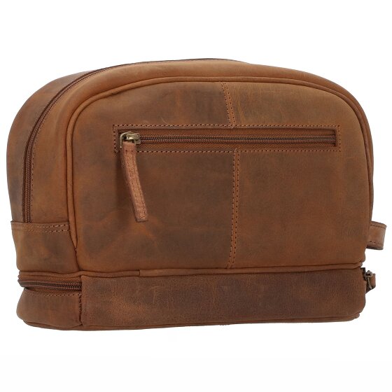 Greenland Nature Montenegro Borsa da toilette Pelle 24 cm