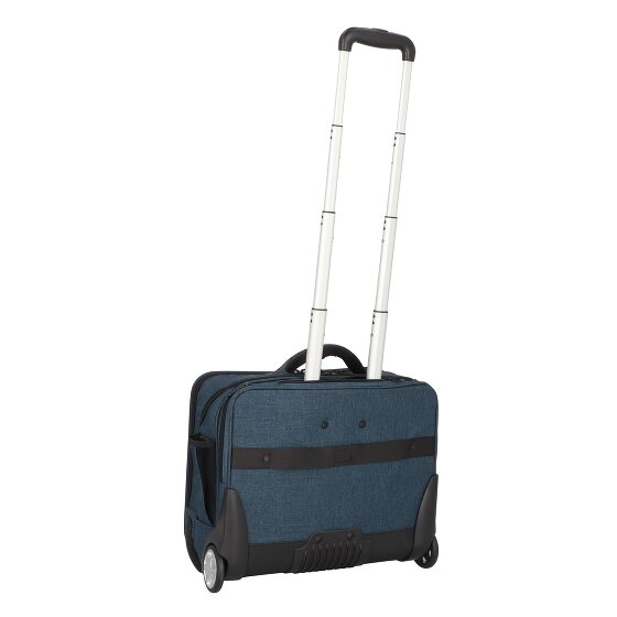 Dermata 2 ruote Carrello business 46 cm Scomparto per laptop