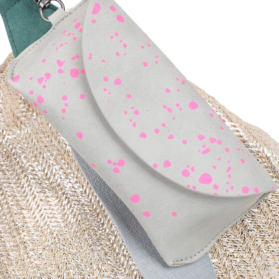 Fritzi aus Preußen Limited Painted Straw Borsa a tracolla 43 cm