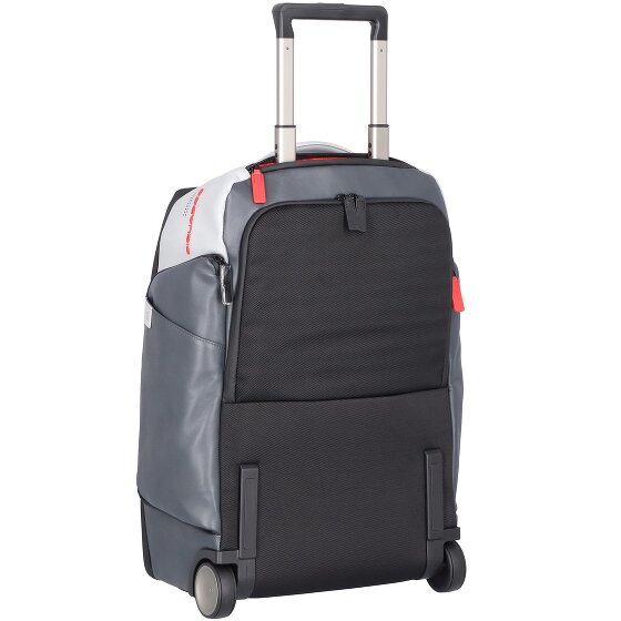 Piquadro Urban 2 ruote Zaino trolley Vera Pelle 53.5 cm Vano porta PC