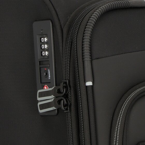 d&n Travel Line 9504 4 ruote Set di valigie 3 pezzi con piega di espansione