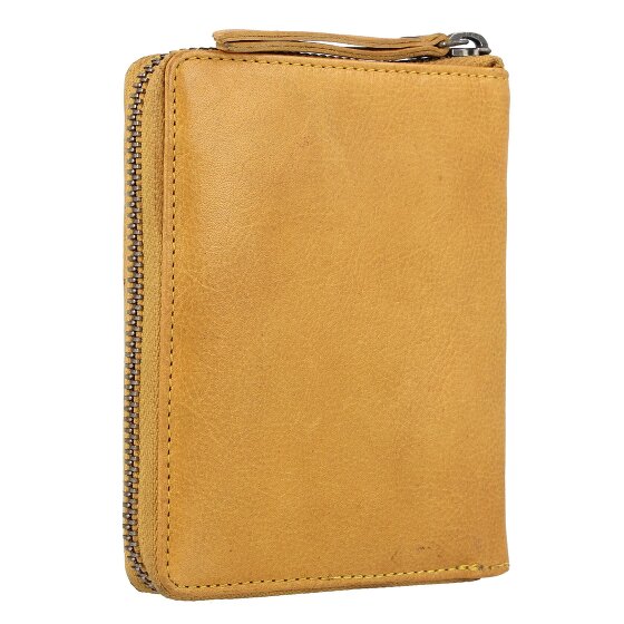 Greenburry Portafoglio in pelle lavata vintage 10 cm