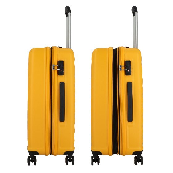 American Tourister Summer Square 4 ruote Set di valigie 3 pezzi con piega di espansione