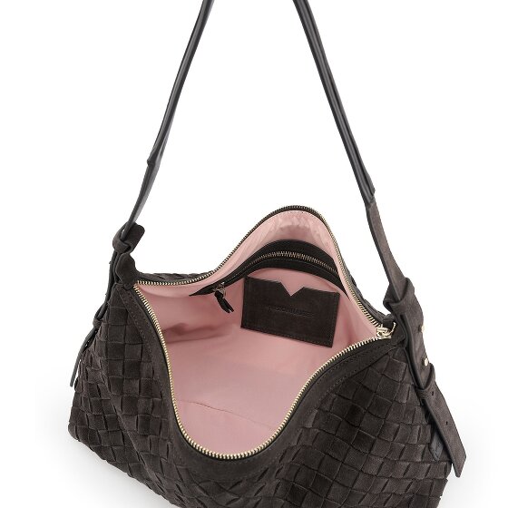 LES VISIONNAIRES Marie Borsa a spalla Vera Pelle 38 cm