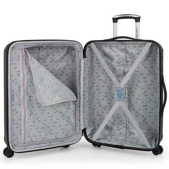 Gabol Balance XP 4 ruote Set di valigie 3 pezzi con piega di espansione