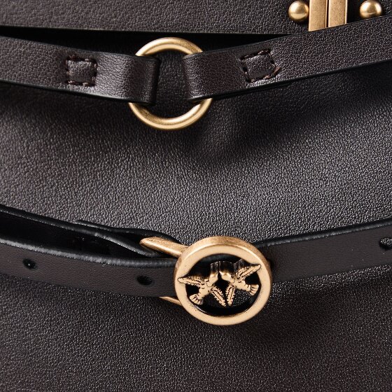 PINKO Belt Bag Classic Borsa a spalla Vera Pelle 33 cm