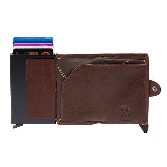 The Chesterfield Brand Baldwin Custodia per carta di credito Protezione RFID Vera Pelle 6.5 cm