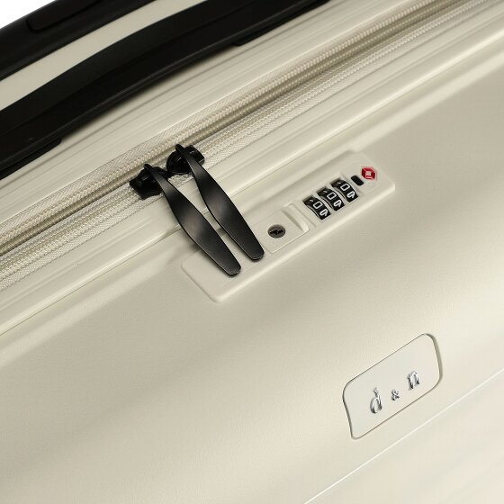 d&n Travel Line 4700 4 ruote Set di valigie 3 pezzi con piega di espansione