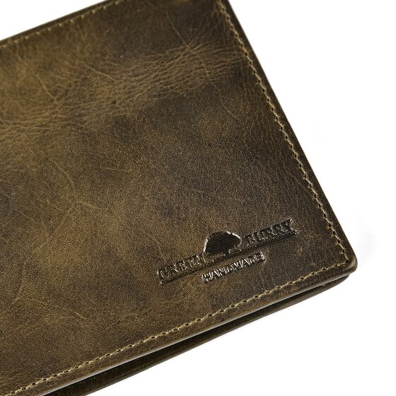 Greenburry Newport Portafoglio Protezione RFID Pelle 12 cm
