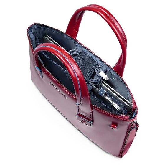 Piquadro Blue Square Borsa shopper Pelle 38 cm Scomparto per laptop con piega di espansione