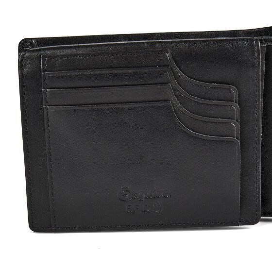 Esquire Silk Portafoglio Protezione RFID Vera Pelle 12 cm