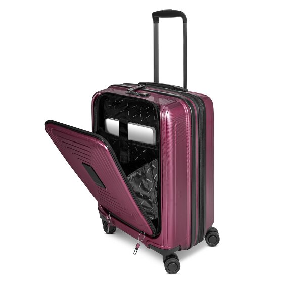 Redolz Essentials 14 4 ruote Carrello della cabina S 55 cm Scomparto per laptop con piega di espansione