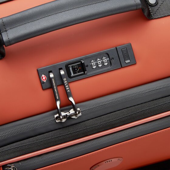 Delsey Paris Turenne Soft 4 ruote Carrello della cabina 55 cm con piega di espansione