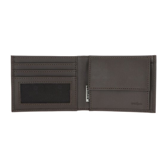 oxmox Leather Portafoglio Protezione RFID Vera Pelle 11 cm
