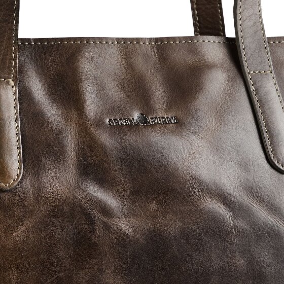 Greenburry Newport Borsa a spalla Vera Pelle 33 cm Vano porta PC