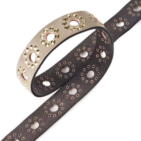 b.belt Cintura con borchie Vera Pelle