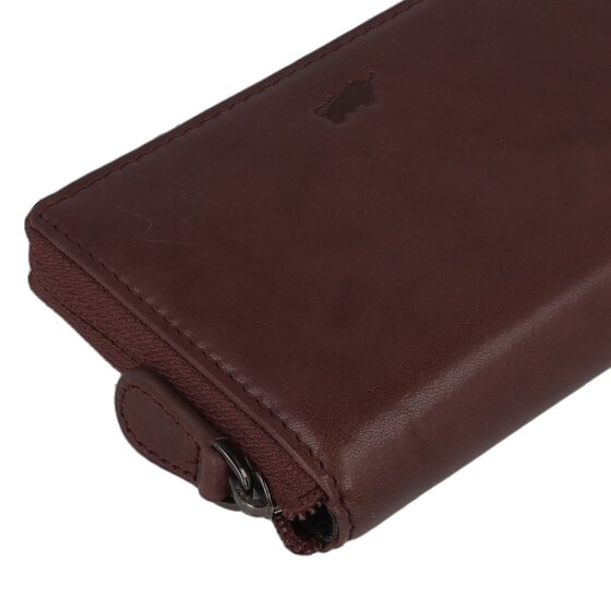 Braun Büffel Arezzo Custodia per carta di credito Protezione RFID Pelle 11.5 cm