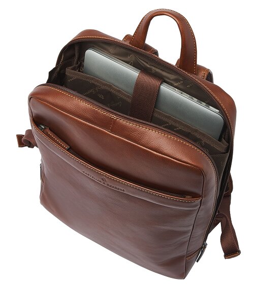 Castelijn & Beerens Zaino da giorno Protezione RFID Pelle 41 cm Scomparto per laptop
