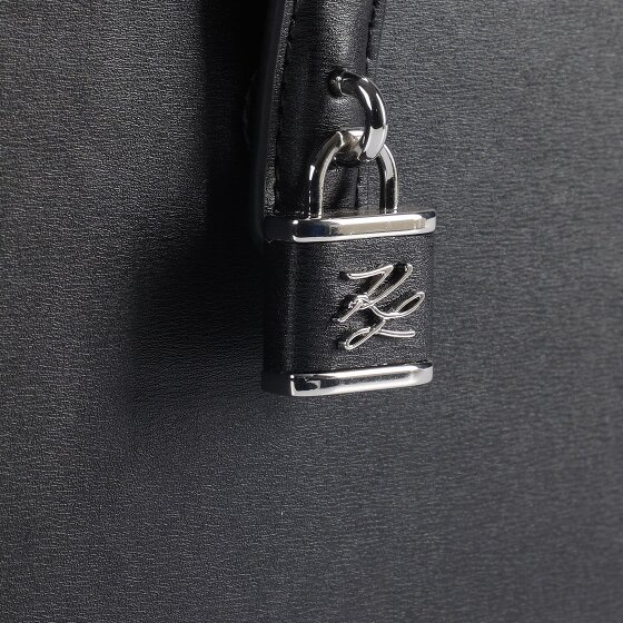 Karl Lagerfeld Autograph Mini borsa a mano Vera Pelle 17.5 cm