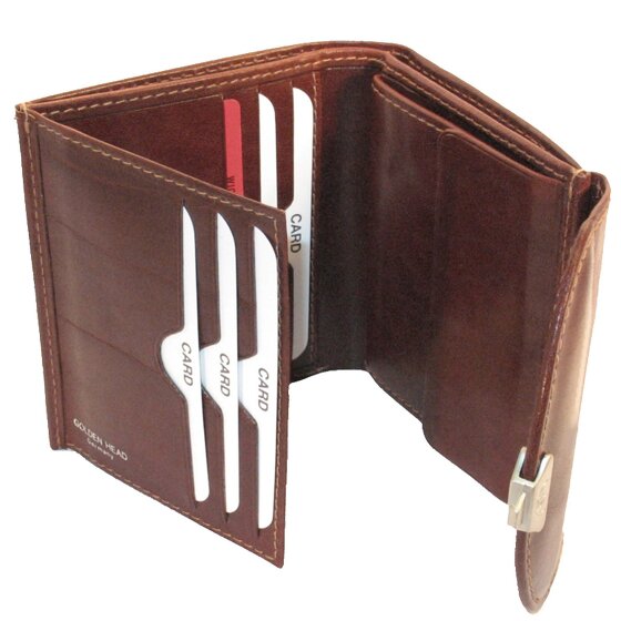 Golden Head Portafoglio Colorado RFID in pelle 12 cm
