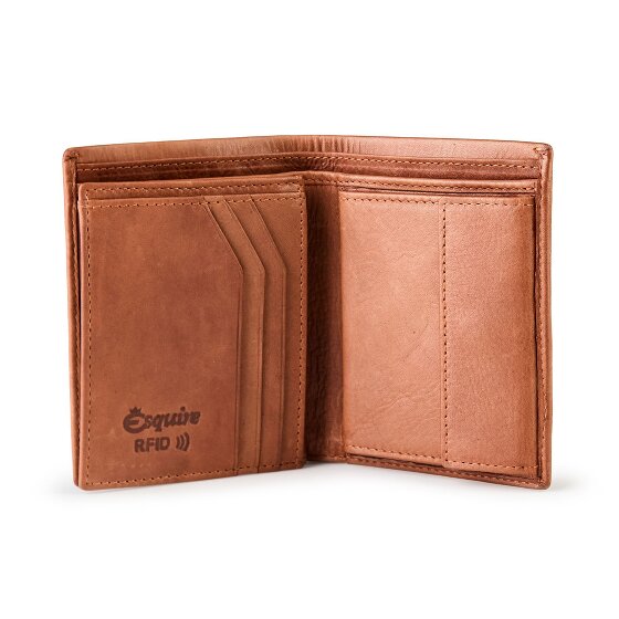 Esquire Chicago Portafoglio Protezione RFID Pelle 11.5 cm