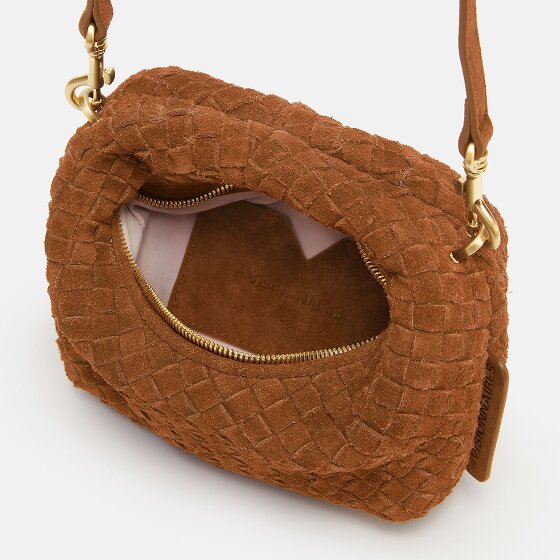 LES VISIONNAIRES Greta Micro weave Borsetta Pelle 20 cm