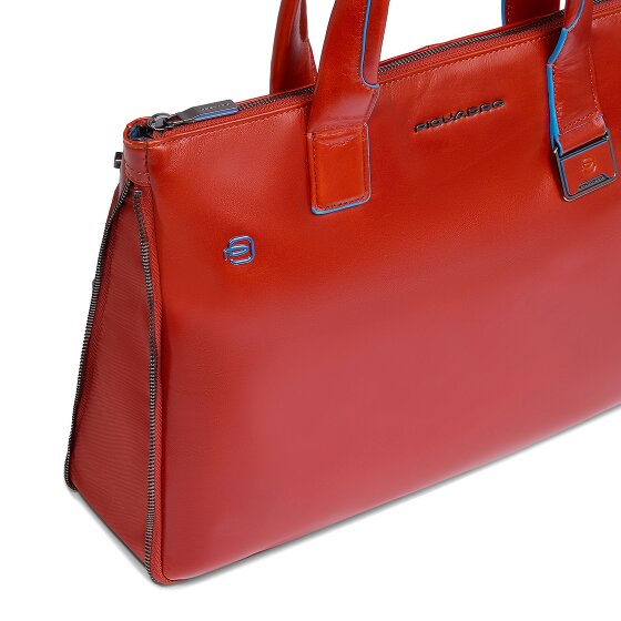 Piquadro Blue Square Borsa shopper Pelle 38 cm Scomparto per laptop con piega di espansione