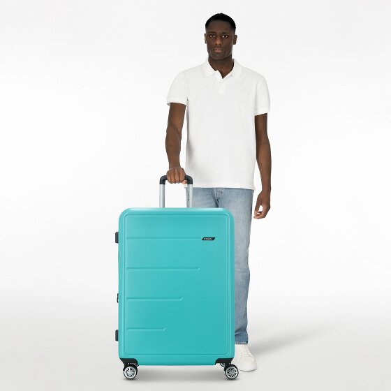 Gabol Future Plus 4 ruote Carrello 74 cm con piega di espansione