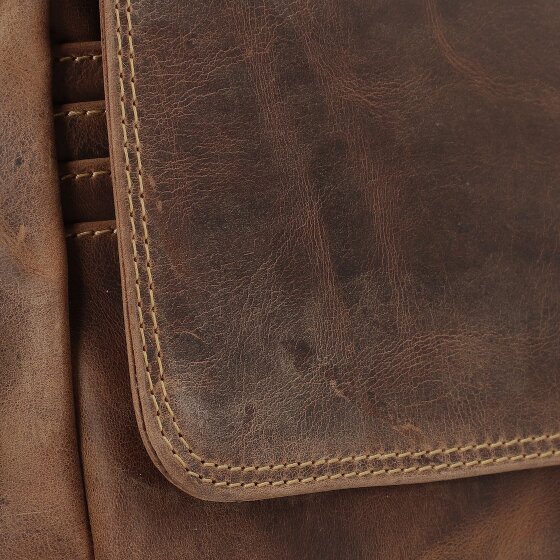 Greenburry Messenger vintage in pelle 34 cm