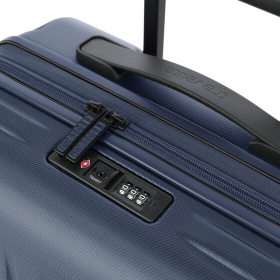Travelite Dynamiic 4 ruote Set di valigie 3 pezzi con piega di espansione