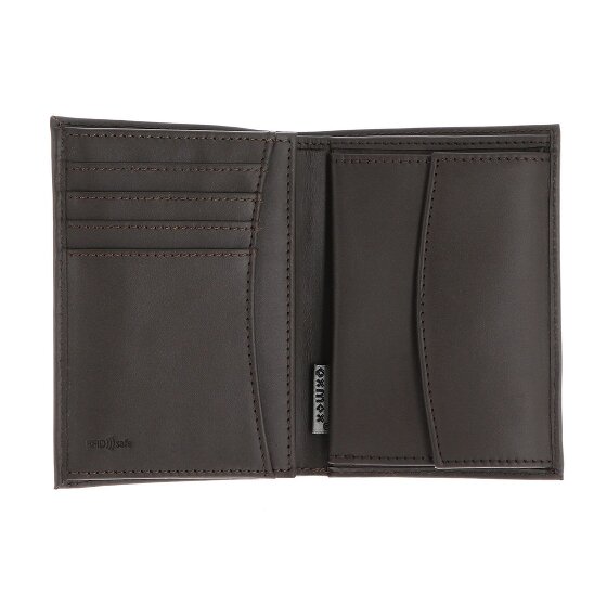 oxmox Leather Portafoglio Protezione RFID Vera Pelle 10 cm