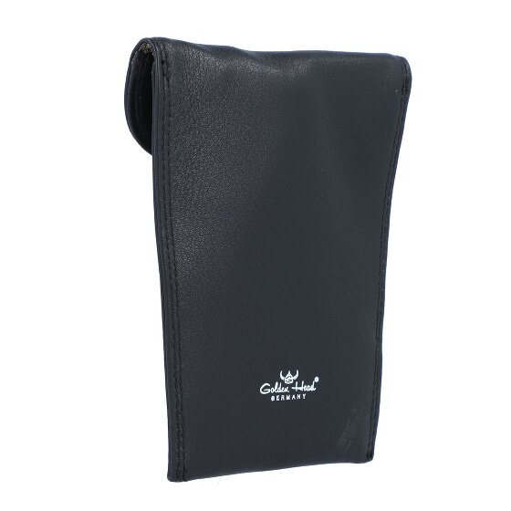 Golden Head Polo Portachiavi RFID in pelle 8 cm