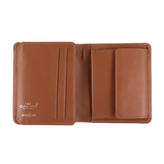 Golden Head Polo Portafoglio Protezione RFID Vera Pelle 8.5 cm